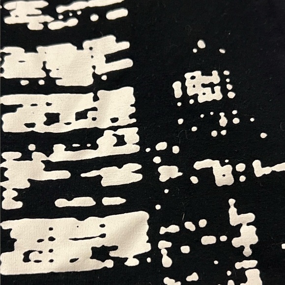 Women's Elie Tahari Black & White Cityscape Short Sleeve Tee S - Picture 3 of 6